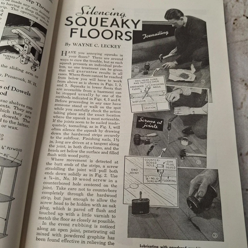 Vintage 1942 Popular Mechanics Home Kinks DIY Handyman Guide Magazine Booklet